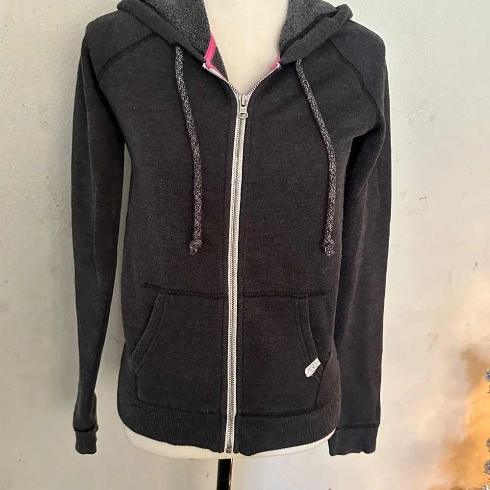 American Eagle zip down gray jacket size XS - Picture 3 of 12